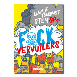 STICKER 'FUCK VERVUILERS'