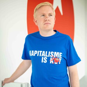 T-SHIRT 'KAPITALISME IS K*T'