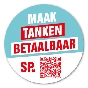 STICKER MAAK TANKEN BETAALBAAR