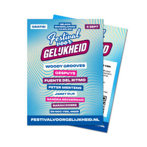 FLYER FESTIVAL VOOR GELIJKHEID